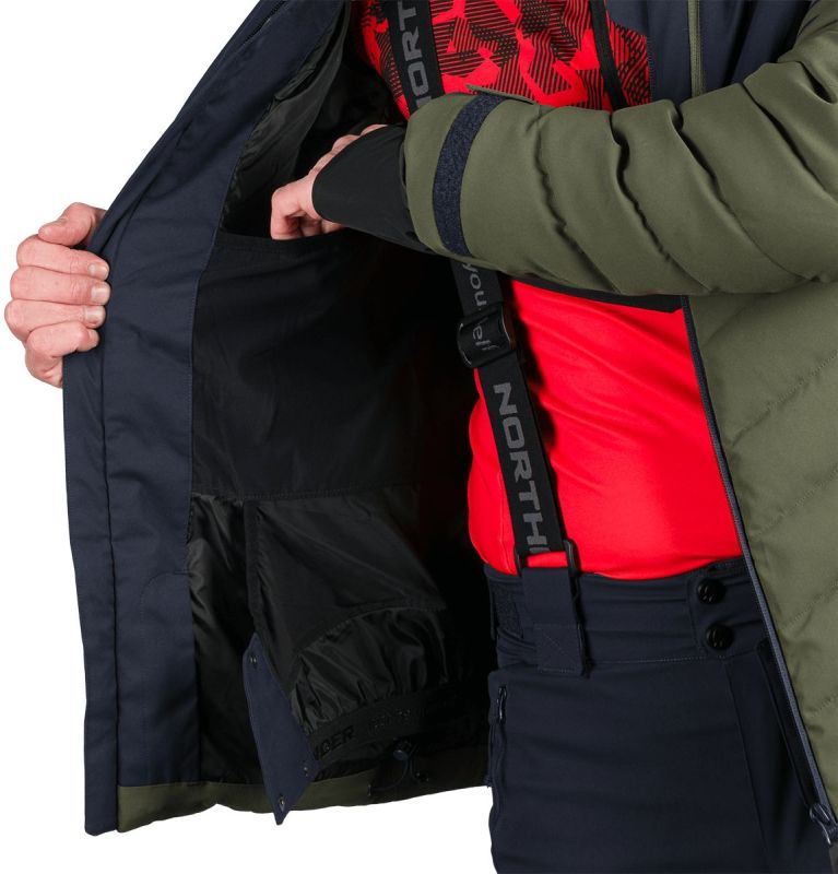 NORTHFINDER Bunda ZYGMUNT - darkgreen / navy (108337-674)