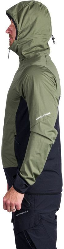NORTHFINDER Bunda REMO - black / darkgreen (108214-550)