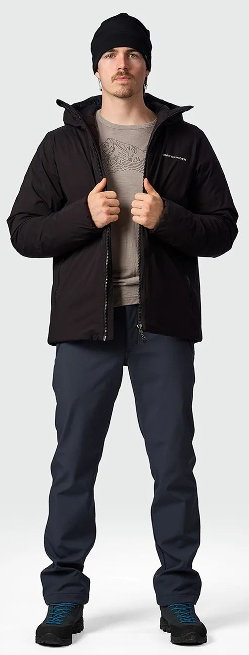 NORTHFINDER Bunda COREY 2L outdoorová zateplená - black (108966-269)