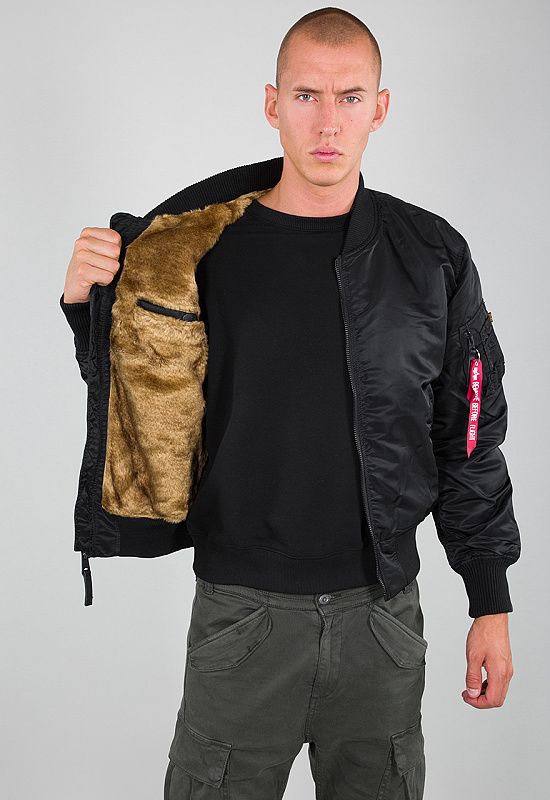 ALPHA INDUSTRIES Bunda MA-1 IF - čierna (198107/03)