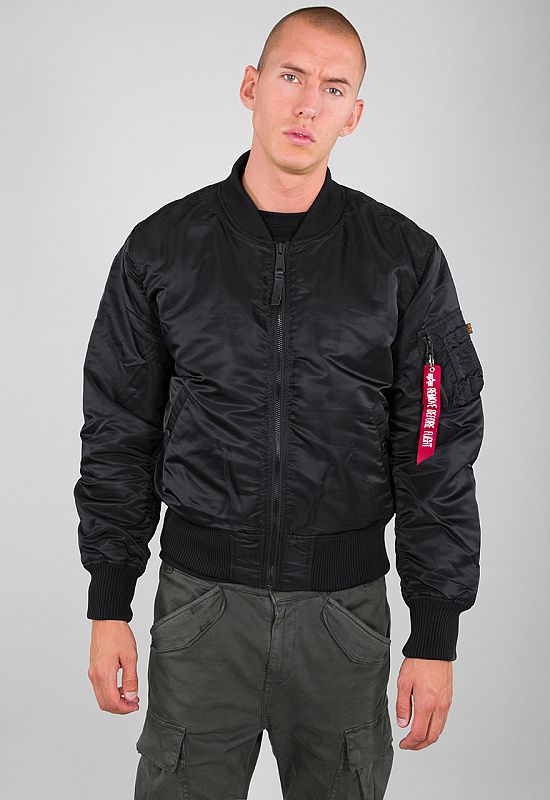 ALPHA INDUSTRIES Bunda MA-1 IF - čierna (198107/03)