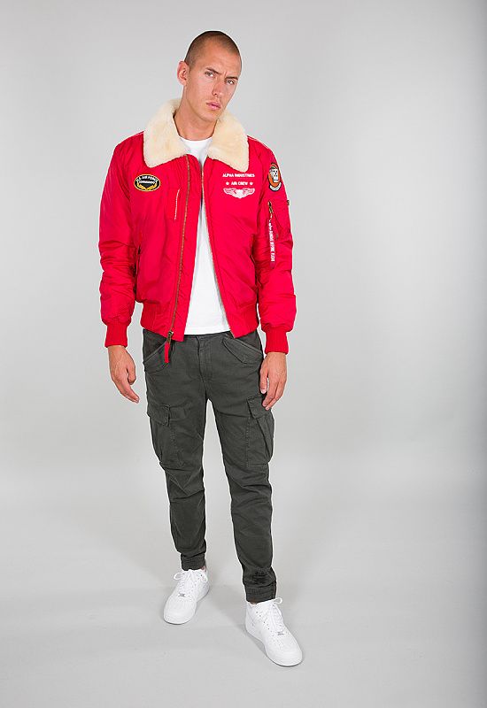 ALPHA INDUSTRIES Bunda Injector III Air Force - speed red (198113/328)