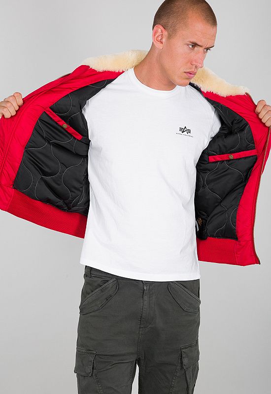 ALPHA INDUSTRIES Bunda Injector III Air Force - speed red (198113/328)