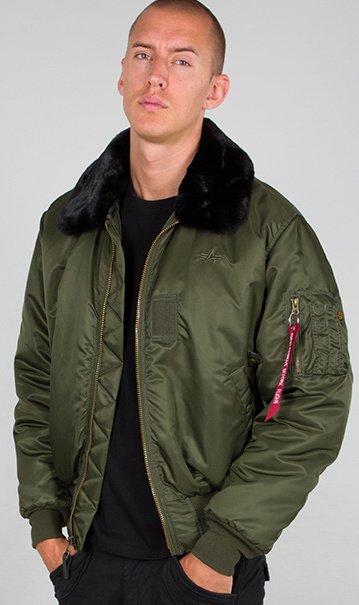 ALPHA INDUSTRIES Bunda B15 - dark green (100107/257)