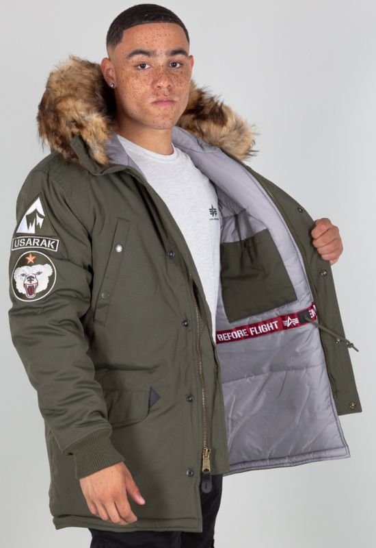 ALPHA INDUSTRIES Bunda Arctic Discoverer - dark olive (118100/142)