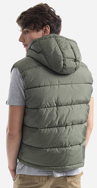 ALPHA INDUSTRIES Vesta Hooded Puffer Vest FD - sage green | Muničák