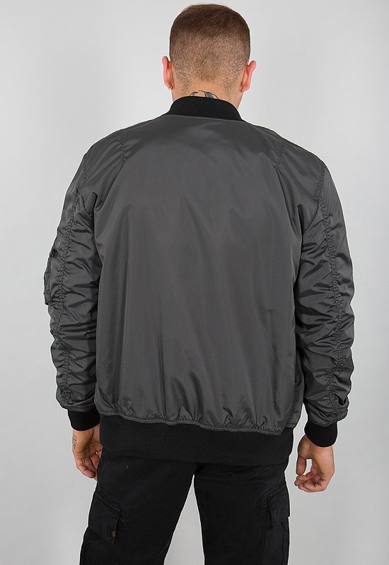 ALPHA INDUSTRIES Bunda MA-1 TTC - šedo/čierna (126101/136)