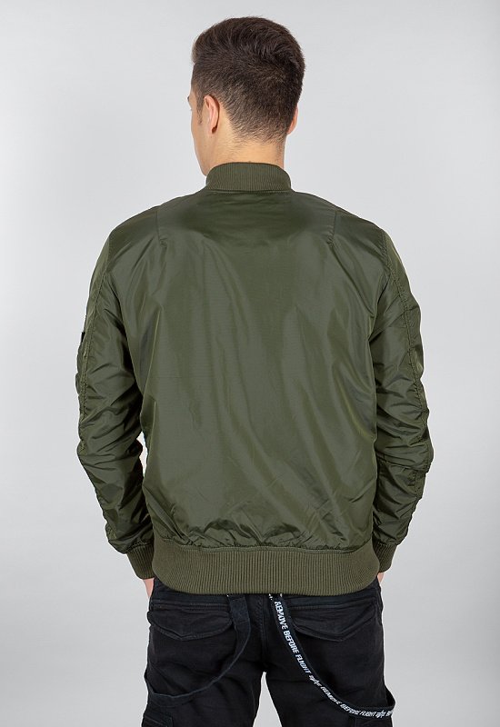 ALPHA INDUSTRIES Bunda MA-1 TT - tmavo zelená (191103/257)