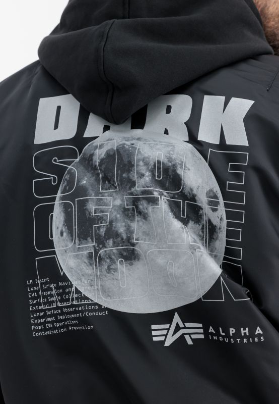ALPHA INDUSTRIES Bunda MA-1 VF Hood Dark Side - black reflective (108108/285)
