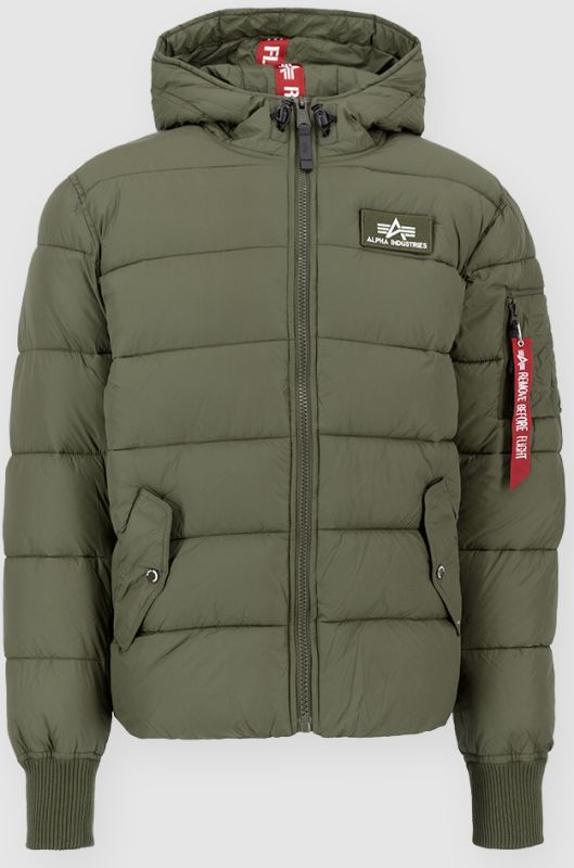 ALPHA INDUSTRIES Bunda Hooded Puffer Alpha FD - dark green (118113/257)