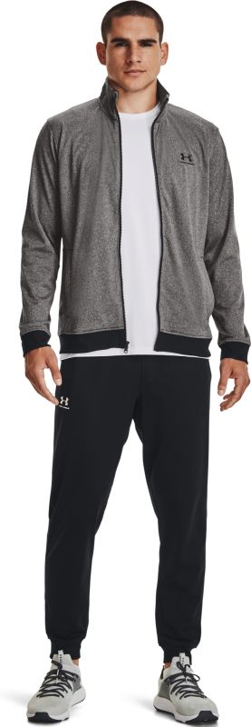 UNDER ARMOUR Bunda SPORTSTYLE TRICOT JACKET - šedá (1329293-090)