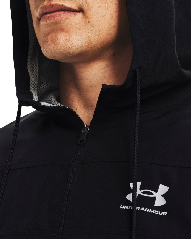 UNDER ARMOUR Bunda SPORTSTYLE WINDBREAKER - čierna (1361621-003)