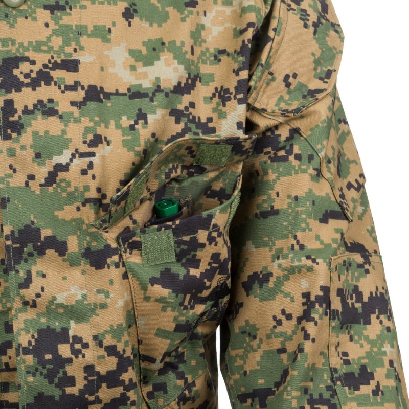 HELIKON Blúza USMC Twill - digital woodland (BL-USM-PT-07)