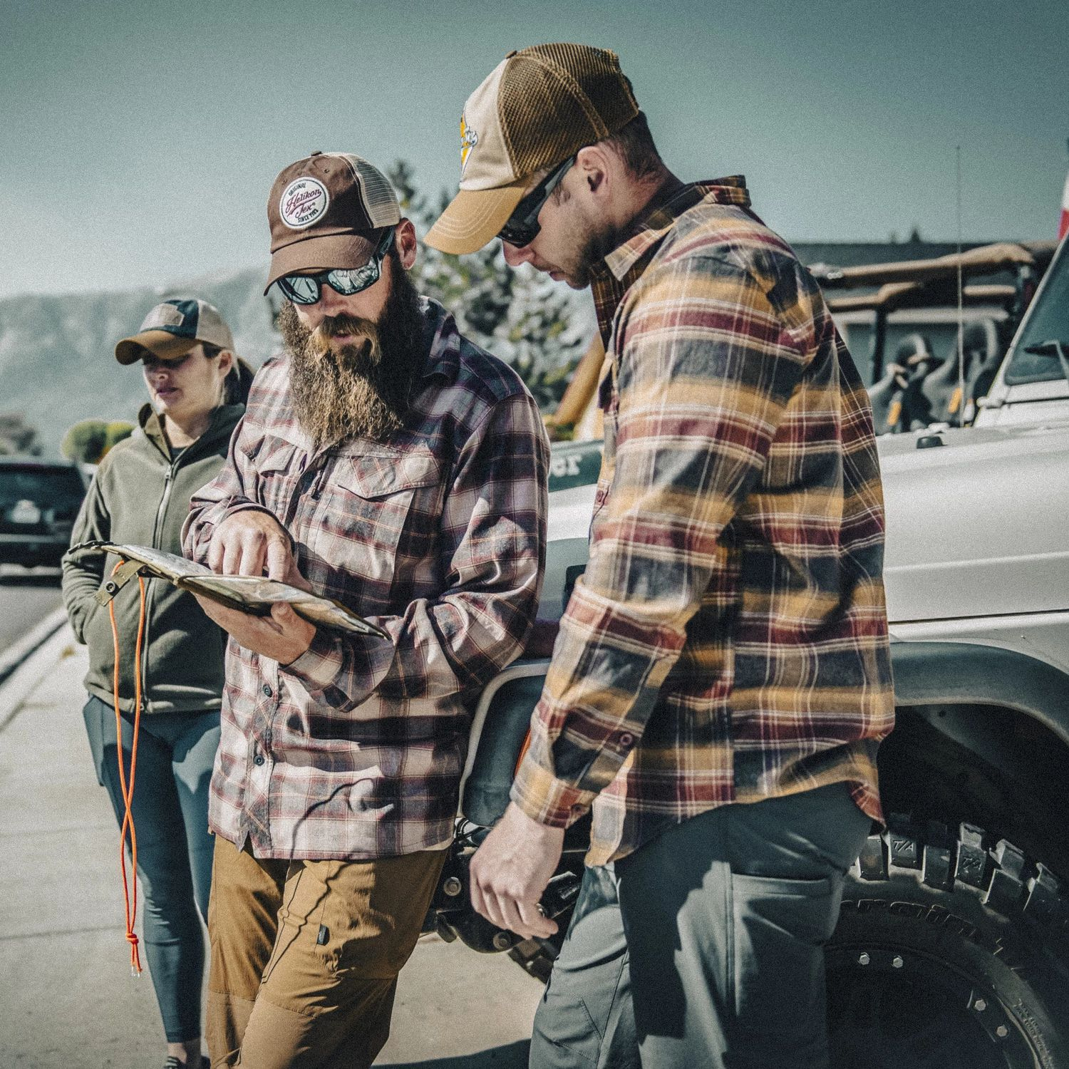 HELIKON Blúza GreyMan Shirt - old-school grey plaid (KO-GMN-PN-2J)