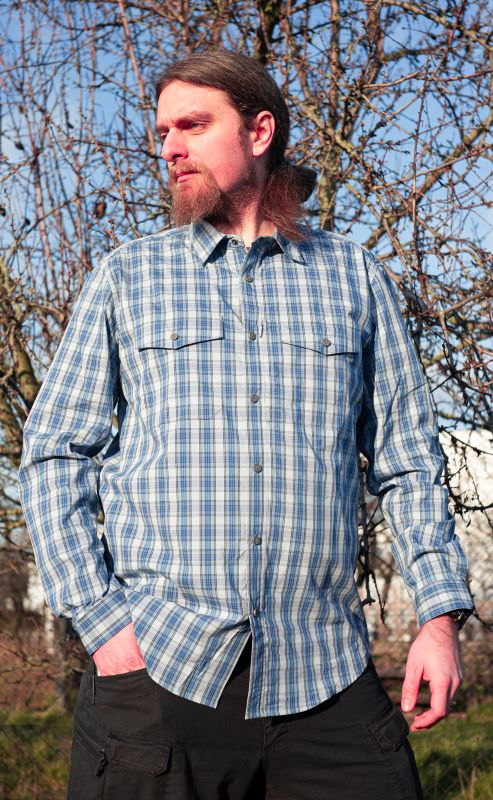 HELIKON Blúza Covert Concealed Carry Shirt - ozark blue plaid (KO-CCC-CB-PD)