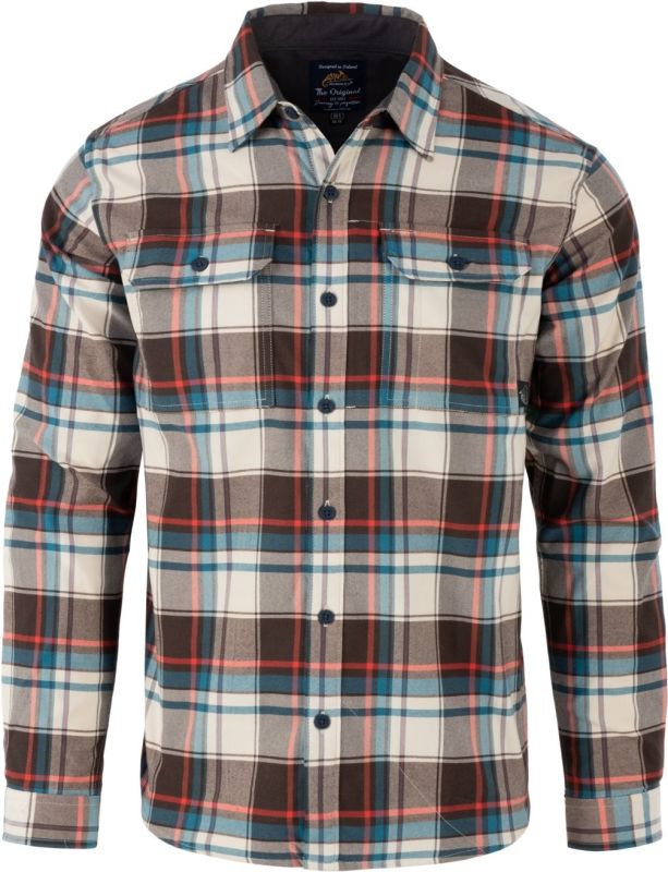 HELIKON Blúza GreyMan Shirt - Coral Crimson Checkered (KO-GMN-NS-PH)