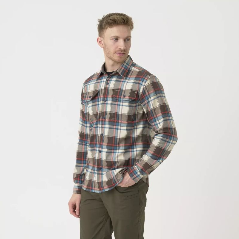 HELIKON Blúza GreyMan Shirt - true grey checkered (KO-GMN-NS-PW)