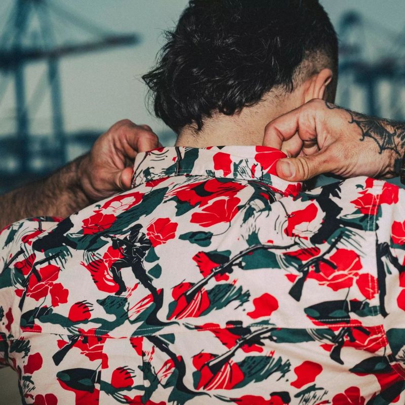 HELIKON Košela Hawaiian - brushstroke camo (KO-HAW-CB-1S)