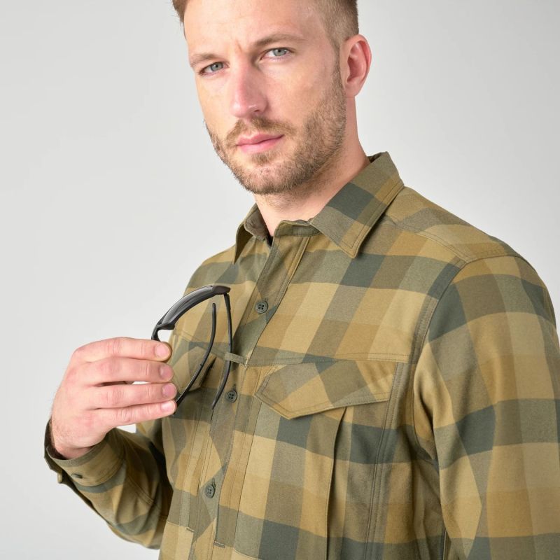 HELIKON Blúza Defender MK2 - bayou moss checkered (KO-DF2-NS-2S)
