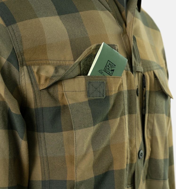 HELIKON Blúza Defender MK2 - bayou moss checkered (KO-DF2-NS-2S)