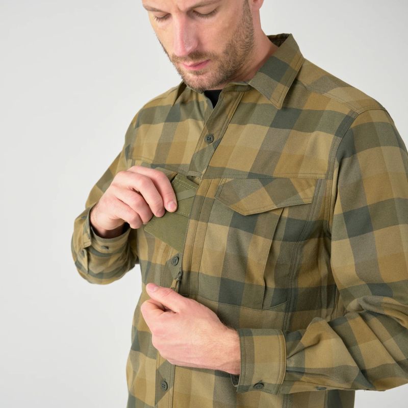 HELIKON Blúza Defender MK2 - evening pumpkin plaid (KO-DF2-NS-2R)