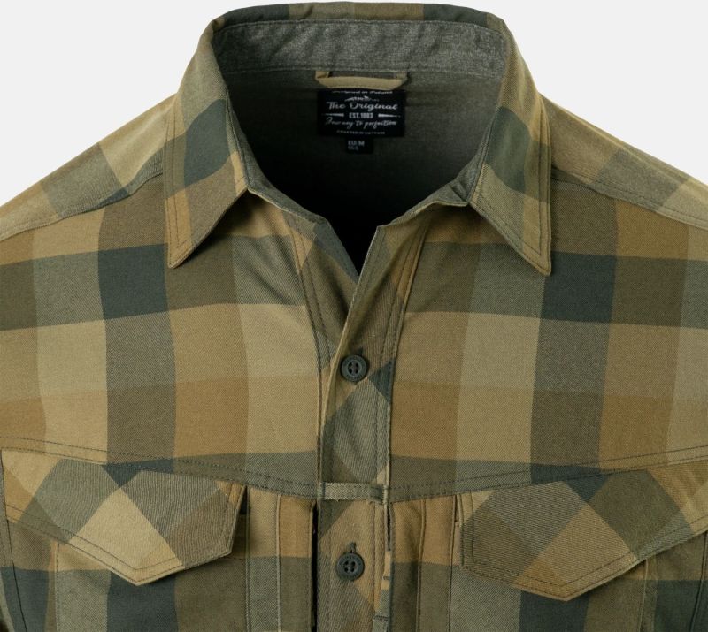 HELIKON Blúza Defender MK2 - evening pumpkin plaid (KO-DF2-NS-2R)