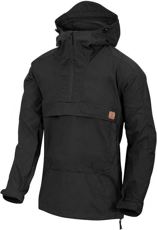 HELIKON Bunda Anorak Woodsman - čierna (KU-WDN-DC-01)