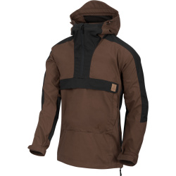 HELIKON Bunda Anorak Woodsman - earth brown / black (KU-WDN-DC-0A01B)