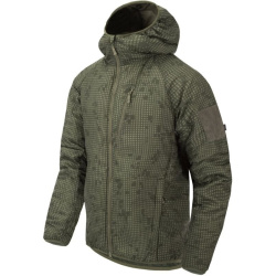 HELIKON Bunda Wolfhound Hoodie, Climashield Apex 67g - desert night camo (KU-WLH-NL-0L)