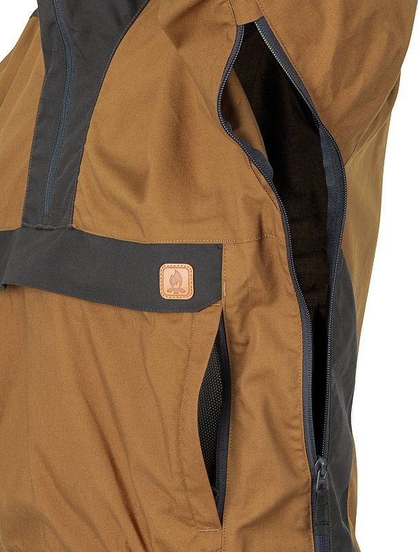 HELIKON Bunda Anorak Woodsman - čierna (KU-WDN-DC-01)