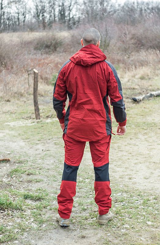 HELIKON Bunda Anorak Woodsman - crimson sky / ash grey (KU-WDN-DC-8385A)