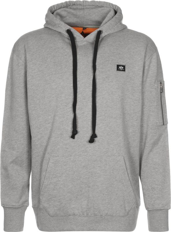 ALPHA INDUSTRIES Mikina X-Fit Hoody - šedá (158321/17)