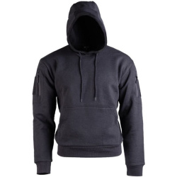 MILTEC Mikina s kapucňou Tactical Hoodie - čierna (11472302)