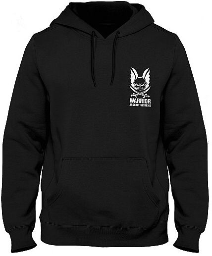 WARRIOR Mikina s kapucňou LOGO - čierna (W-EO-HOODIE-BLK)