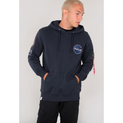 ALPHA INDUSTRIES Mikina Apollo 11 Hoody - modrá (188310/07)