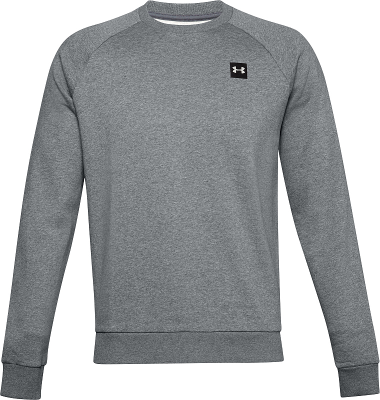 UNDER ARMOUR Mikina Rival Fleece Crew - šedá (1357096-012)