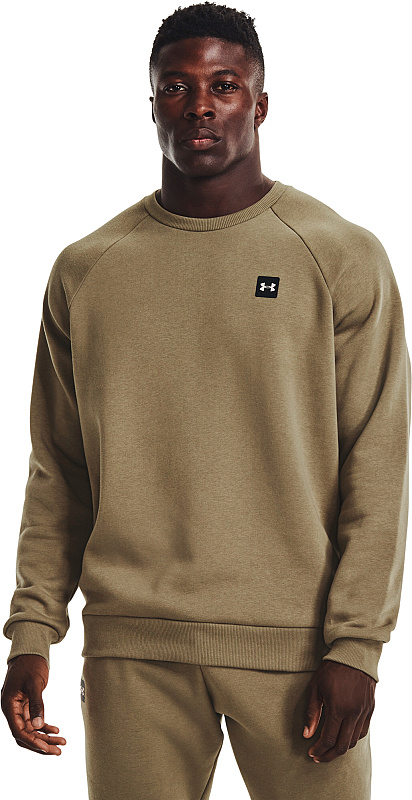 UNDER ARMOUR Mikina UA Rival Fleece Crew - zelená (1357096-361)