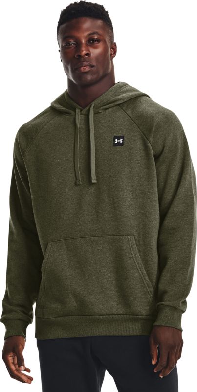 UNDER ARMOUR Mikina Rival Fleece Hoodie - zelená (1357092-390)