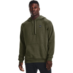 UNDER ARMOUR Mikina Rival Fleece Hoodie - zelená (1357092-390)