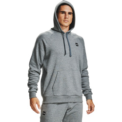 UNDER ARMOUR Mikina Rival Fleece Hoodie - šedá (1357092-012)