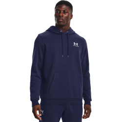 UNDER ARMOUR Mikina Essential Fleece Hoodie - navy (1373880-410)