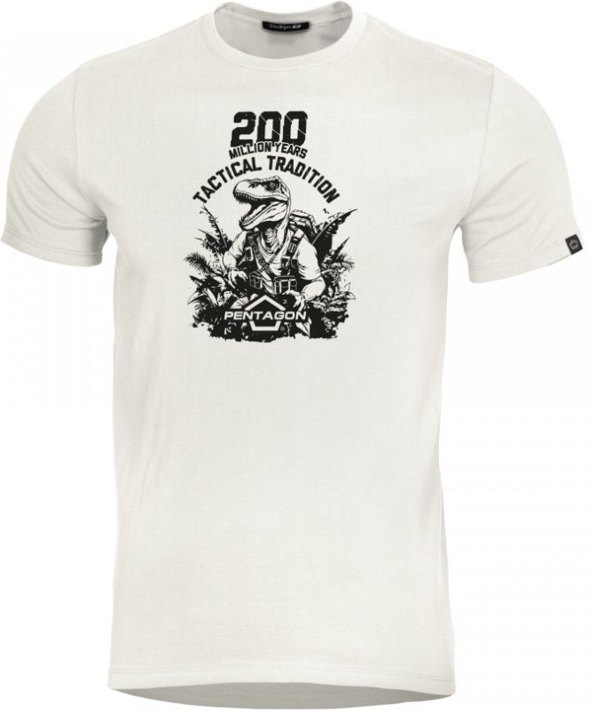 PENTAGON Tričko T-REX - white (K09054-00WHT)