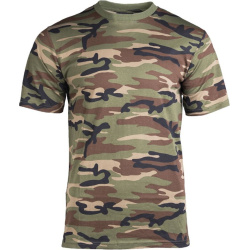 MILTEC Tričko Basic - woodland (11012020)