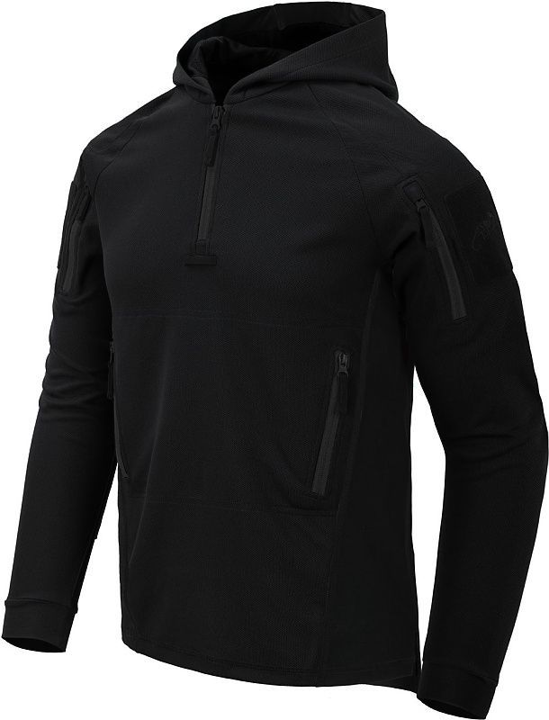 HELIKON Mikina s kapucňou RANGE HOODIE - TopCool - čierna (BL-BRH-TC-01)