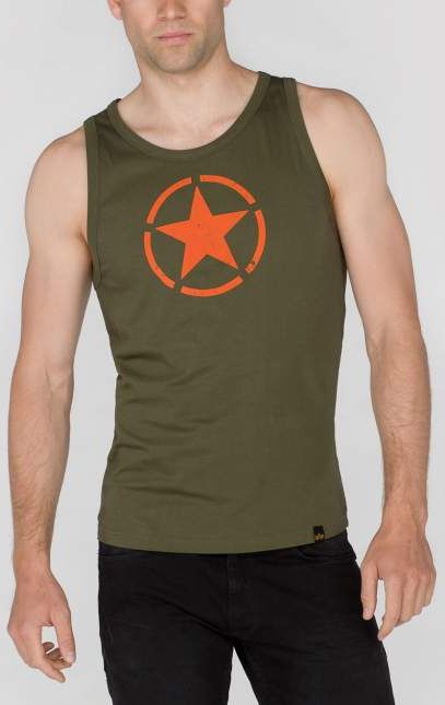 ALPHA INDUSTRIES Tielko Star Tank - dark green (176540/257)