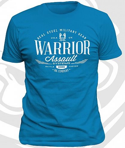 WARRIOR Tričko Vintage - caribbean blue (W-EO-TSHIRT-V-CAB)