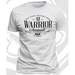 WARRIOR Tričko Vintage - biele (W-EO-TSHIRT-V-W)
