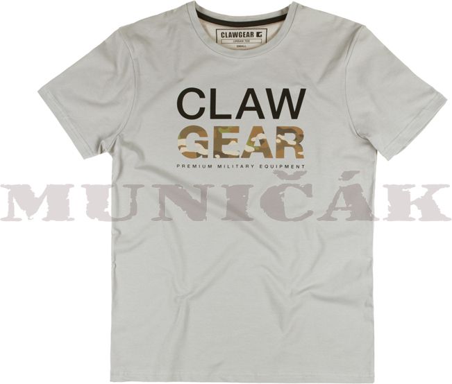 ClawGear Tričko MC Tee - Light Grey (22586)