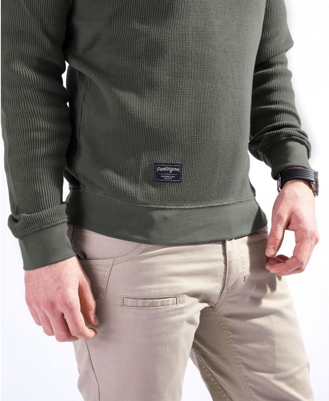 PENTAGON Sveter ELYSIUM SWEATER - camogreen (K09024)