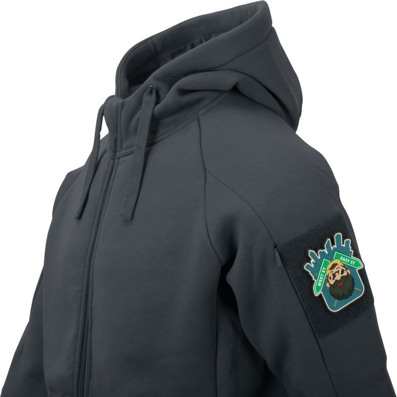 HELIKON Mikina s kapucňou Urban Tactical Hoodie Lite - zelená (BL-ULF-CB-82)